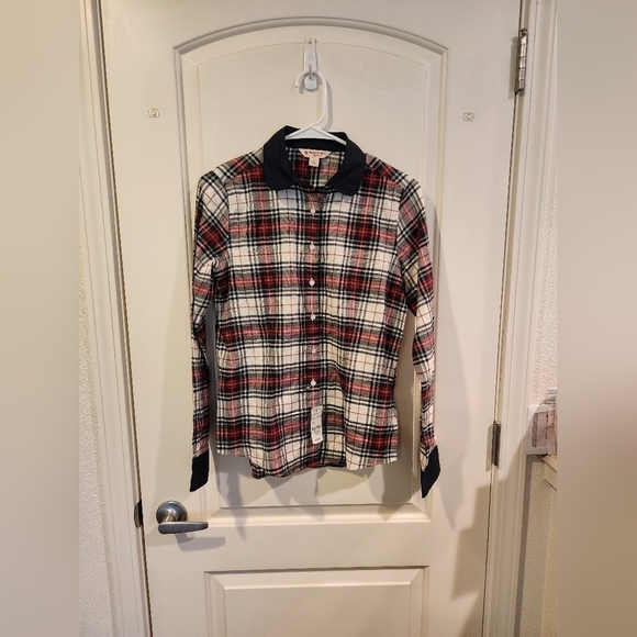 NWT Brooks Brothers Cotton Button Down w/Solid Color Collar Size 4 - Picture 1 of 5